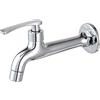 TOLIWEL Cromo Rubinetto Ottone Lavanderia Bagno Montaggio A Parete Lavatrice Rubinetto Esterno Giardino Tubo Singolo Rubinetto Freddo