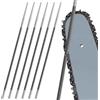 REBECCAGIBSON 6 Pezzi Lime Rotonde per Catene di Motosega,4,8 mm,Manuale Lima Catena Motosega Affilacatene per riparazione e affilatura