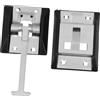 Supvox Supporto per porta in stile T in metallo con rivestimento in zinco per rimorchi camper, robusto gancio per fissaggio di porte e trasportatori