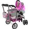 alice Passeggino 2in1 per bambole con navicella