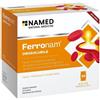NAMED Srl Ferronam Orosolubile 30 Bustine con Ferro Microincapsulato, Vitamina C e Acido Folico