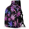 WECECE Zainetti Cannabis Leaves Ragazzo 14 Anni Zaino per Computer Plant Print Ragazzi Classe 8-10 Borsa Scolastica Impermeabile Durable Scuola e Tempo Libero School Bag
