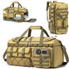 SPAHER 3 in 1 Borsone da Palestra Viaggio 60L Zaino Tattico Uomo, Khaki