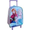 CARTOON Zaino asilo trolley Frozen, Disney, borsa per la scuola con manico allungabile, tempo libero, zainetto per bambini