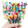 SULOLI 15 Pezzi Penne Multicolore 4 Colori,Penna a Sfera con Animali Kawaii | Gadget Regalini Fine Festa Compleanno per Bambini