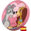 FABA Disco Sonoro Disney - La Signora e il Vagabondo - Storie sonore per bambini 5-10 anni, riproduzione con il racconti e FABA+, giocattolo educativo, versione spagnola