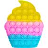 CRAZE Pop it-Fidget Toy-Giocattolo Antistress Cupcake Multicolore, Ragazze e Adulti, 37072
