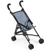Bayer Chic 2000 Passeggino per bambole Roma, passeggino per bambole, 50 x 29 x 57 cm, blu jeans
