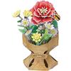 EXPLORA SCIENCES EXPLORA - Bouquet di Fiori Camelia - Puzzle 3D - 540502-109 pezzi - Senza Colla Né Forbici - Educativo - Gioco di Costruzione - Regalo Bambino - Modellino - Educativo e Ludico - 8 anni