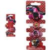 Miraculous Fermacapelli, 4 Pezzi Per Bambini, 65981 & Fermatreccine, 4 Pezzi Per Bambini, 65978
