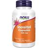 Now Foods, Inositol, 500mg, 100 Capsule vegane, Testato in Laboratorio, Vitamina B8, Senza Glutine, Senza Soia, Vegetariano