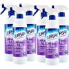 Generico 6 x Quasar Detergente, VETRI Con EXTRA PROFUMO. Senza Aloni, Asciuga Rapido, Freschezza Quotidiana 580ml