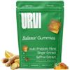 URVI® Balance Gummies - Estratto di Zafferano 60mg, Fibre Prebiotiche Inulina, Estratto di Zenzero - Cromo Picolinato & Colina - Senza Zuccheri - 60 Gommose
