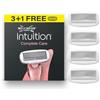 Wilkinson Sword Intuition, siero Hydro Boost, 3 lame di ricarica + 1 lama bonus da donna