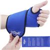 Hilph Impacco Gel Freddo/Caldo per Polso, Tunnel Carpale, Artrosi, Tendinite, Riutilizzabile, Supporto per Recupero Post-Intervento, Uomo & Donna, Blu