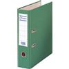 DOHE Raccoglitore a 2 anelli Kalon - Dimensione foglio 29 x 35 cm, dorso larghezza 7 cm con porta carte personalizzabile, capacità 520 fogli, leva di apertura morbida, foderato anti urti e grattugie, verde