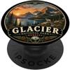 Montana Glacier Nationalpark Outdoors Sc Glacier National Park Paesaggio Natura Montagne Design PopSockets PopGrip Adesivo