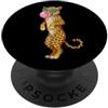 Leopard Bubblegum Sunglasses Funny Anima Leopard Bubblegum Occhiali da sole con grafica leopardata divertente PopSockets PopGrip Adesivo