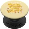 Sunshine and Grace Co Chasing Sunshine Fidandosi del suo design Christian Daisy Estate PopSockets PopGrip Adesivo