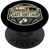 Jimbeels GATE SORT CALM Cane Pastore Gregge Cancello Segnali PopSockets PopGrip Adesivo