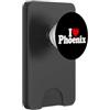 I HEART LOVE PHOENIX AMO HEART PHOENIX ARIZONA PopSockets PopWallet per MagSafe