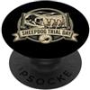 Jimbeels SHEEPDOG TRIAL DAY Gara Cane Pastore Gregge Percorso PopSockets PopGrip Adesivo