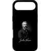Classic Fiction Author Jules Verne Vinta Custodia per iPhone Air Jules Verne Classic Fantascienza Autore Omaggio