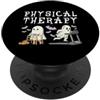 Halloween PT Therapy Physical Therapist Terapista Fisico Halloween PT Terapia Fisica PopSockets PopGrip Adesivo