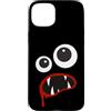 Funny Monster Face Cute Halloween Costum Custodia per iPhone 15 Plus Costume di Halloween carino con faccia da mostro divertente