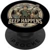 Rilevatore di metalli per i sondatori ac Rilevatore Detectoring BEEP-HAPPENS Metaldetector PopSockets PopGrip Adesivo