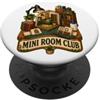 Jimbeels MINI ROOM CLUB Miniature Casa delle Bambole Diorama PopSockets PopGrip Adesivo