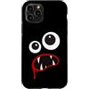 Funny Monster Face Cute Halloween Costum Custodia per iPhone 11 Pro Costume di Halloween carino con faccia da mostro divertente