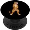 Leopard Bubblegum Sunglasses Novelty Leo Leopard Bubblegum Occhiali da sole Cool Leopard Graphic PopSockets PopGrip Adesivo