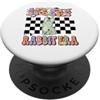 In My Spooky Rabbit Era Groovy Halloween Animals Costume PopSockets PopGrip Adesivo