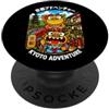 Okinawa IYASASA Japanese Kanji Okinawa S Souvenir giapponese Shisa Sakura Kawaii Kanji di Okinawa PopSockets PopGrip Adesivo