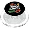 Funny Dad Life Fatherhood Apparel Dad Mode Activated Funny Fatherhood Minivan Parent Graphic PopSockets PopGrip per MagSafe