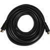 PremiumCord Cavo HDMI 4K Ad Alta Velocità M/M, 10,2 Gbps con Ethernet, Compatibile Video 4K@30Hz, Full HD 1080p, Deep Color, 3D, ARC, HDR, Dolby TrueHD, Connettori Placcati Oro, Nero, 10 m