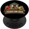 Jimbeels FEEDER CAM CREW Birdwatching Mangiatoia con Camera PopSockets PopGrip Adesivo
