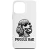 Standard Mini Poodle Lover Gift T Shirts Custodia per iPhone 13 Pro Max Mens Boys Retro Vintage Sunglasses Best Poodle Dog Dad Ever