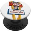 Giant Step Design Co. Lakeside Amusement Park Defunt Vintage Roanoke Salem VA Logo PopSockets PopGrip Adesivo