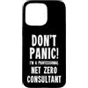 Net Zero & Carbon Consulting T-Shirts Custodia per iPhone 15 Pro Max Consulente Net Zero