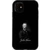 Classic Fiction Author Jules Verne Vinta Custodia per iPhone 11 Jules Verne Classic Fantascienza Autore Omaggio