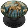 Belle Epoque Animals Akhal-Teke Magestic Cavallo Art Nouveau PopSockets PopGrip Adesivo