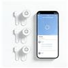 Comboss Sensore di perdita d'acqua WiFi intelligente con allarme da 100 dB e notifiche push sull'app, sensore di perdite per cucina, bagno e lavatrice, 3 pezzi
