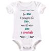 La Ruotante Body neonato in 100% cotone manica corta miglior zio mondo chiedi vado pazzi menomale aggiustarlo speciale super festa regalo auguri nascita tutina (6, 0-6 mesi)