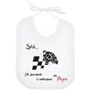 La Ruotante Bavaglino in 100% cotone moto motocross motociclista biker papà bavetta regalo nascita (9)