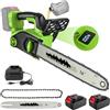 WIWOLER IERAKOR Motosega a Batteria, Motosega Elettrica Brushless 40 cm