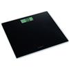 Exzact Bilancia elettronica Corporea/Pesapersone Digitale/Scala elettronica corpo/Bilancia da bagno- Ultra sottile 1,7 cm di spessore -150 kg / 330 lb (Nero)