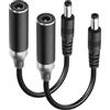 CERRXIAN Set di 2 cavi DC per riavvio del router 24 ore, cavo di riavvio automatico DC5521 24 ore, adatto per router con interfaccia DC 5,5 * 2,1 mm, cavi ottici Cat, dispositivi di sorveglianza