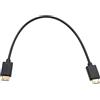 HangTon Cavo mini HDMI tipo C per trasmettitore di immagini DJI Ronin RavenEye a Canon 6Dmk2 5D4 R RP 90D 200Dmk2 XA70 EOS-1D X Mark III, Nikon Z5 Z6 Z7 D750 D780 D850 fotocamera, 8K 4K 2K 60P, 20 cm